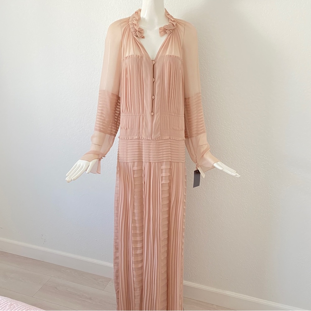 Vera Wang silk maxi dress